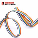 10 Wire Rainbow Color Flat Ribbon IDC Wire Cable (1 Yard)