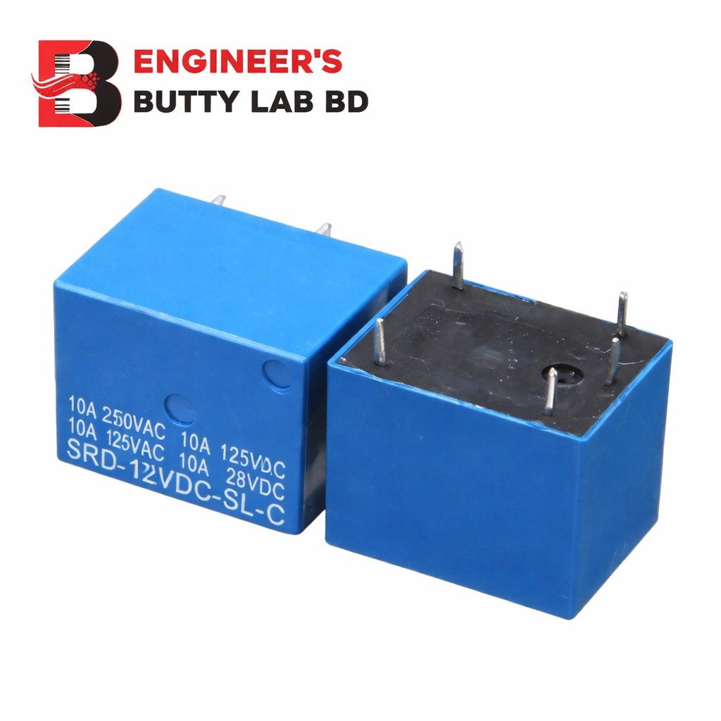 12V DC Relay 5 Pin – Engineers Butty Lab BD | Robotics Project ...