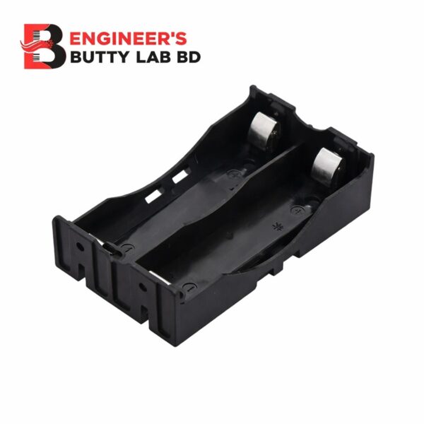 2 chamber ABS 18650 Battery Holder Storage Box Case With Hard Pin