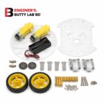2WD Mini Round Double Deck Chassis Kit