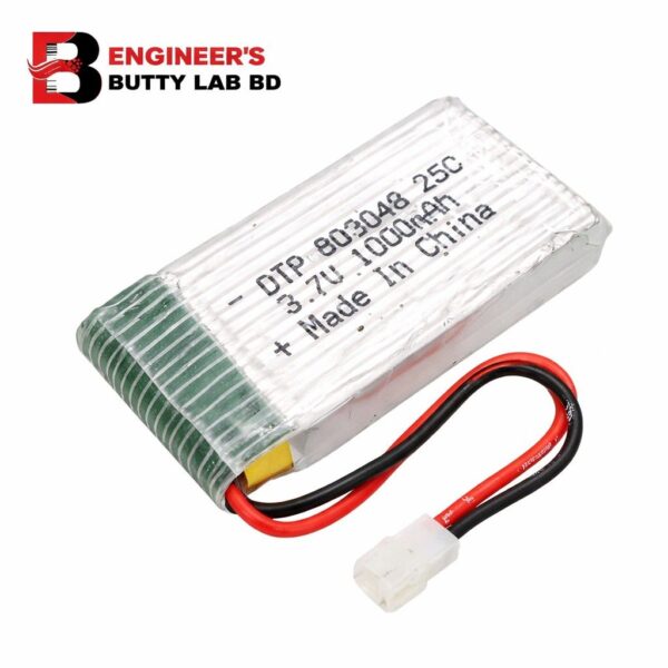 3.7V 1000mAh 25C Lipo Battery