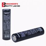 🔋 3.7V 18650 Sanford Rechargeable Battery (Li-ion) The Sanford 18650 3.7V Rechargeable Battery is a high-performance lithium-ion cell designed for long-lasting power and reliable performance. It is widely used in electronic devices, DIY projects, rechargeable torches, power banks, emergency lights, and other battery-powered equipment. ✅ Key Features 🔋 Battery Type: Lithium-Ion (Li-ion) ⚡ Nominal Voltage: 3.7V 🔄 Rechargeable: Yes 🔢 Model Size: 18650 (18mm diameter × 65mm length) 🔋 Capacity: Usually 2200mAh – 3000mAh (depending on model version) ♻️ Long Cycle Life: 500+ charge/discharge cycles 🔒 Low Self-Discharge Rate 🔥 Stable and Reliable Performance 💡 High Energy Density 📏 Technical Specifications Specification Details Battery Chemistry Lithium-Ion Voltage 3.7V Size 18mm × 65mm Weight Approx. 40–50g Charging Voltage 4.2V (Max) Cut-off Voltage 2.75V – 3.0V Operating Temperature -20°C to 60°C 🔧 Applications 🔦 LED Flashlights / Torch Lights 🔋 Power Banks 🚨 Emergency Lights 🔌 DIY Electronics Projects 🔊 Portable Speakers 🚲 Electric Bike Battery Packs 🔬 Robotics & Arduino Projects ⚠️ Safety Instructions ❌ Do not short-circuit ❌ Do not overcharge (use proper 18650 charger) ❌ Do not puncture or crush ❌ Do not expose to high heat or fire ⚠️ Always use compatible lithium-ion charger 💡 Advantages ✔ Lightweight and compact ✔ High capacity ✔ Long service life ✔ Environment friendly (Rechargeable) ✔ Cost effective for long-term use