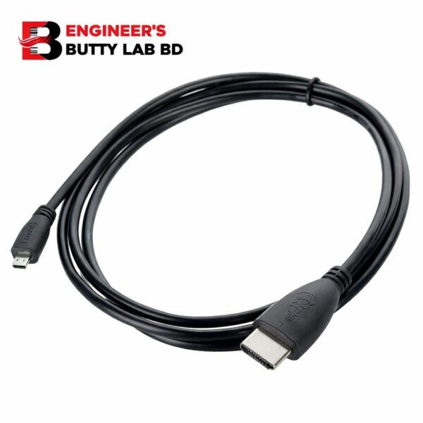 30CM Micro HDMI to HDMI Cable Display Adapter for Raspberry Pi 5/4B
