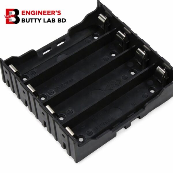 4 chamber ABS 18650 Battery Holder Storage Box Case With Hard Pin