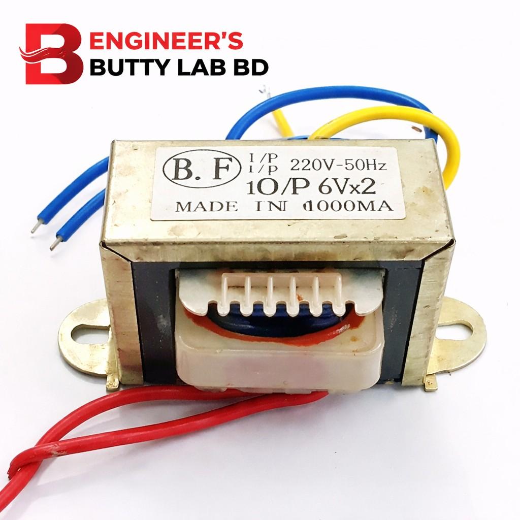 6-0-6-Volt-1A-Transformer 6-0-6 Volt 1A Transformer