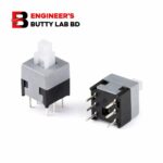 6 Pin DPDT Self-Locking Telephone Switch