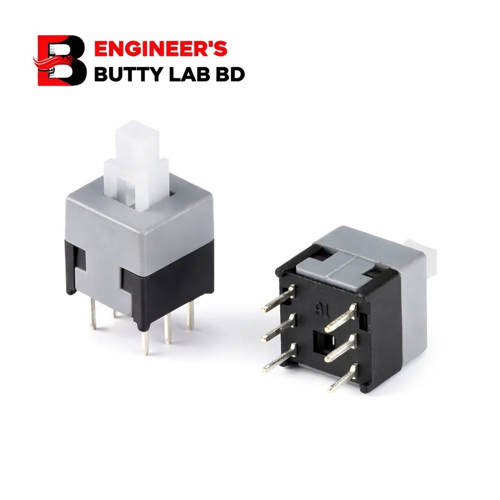 6 Pin DPDT Self-Locking Telephone Switch – Engineers Butty Lab BD ...