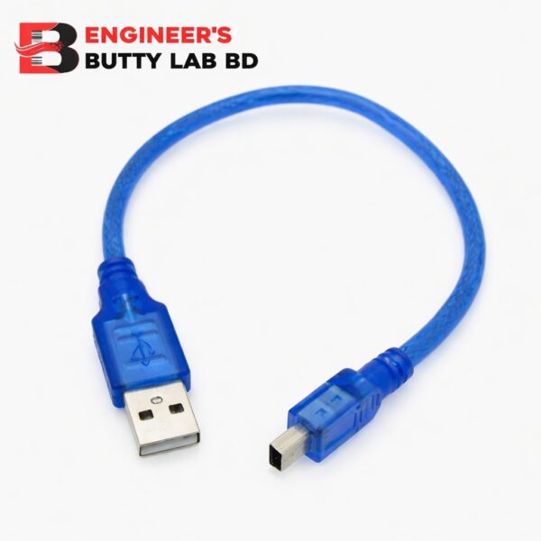 Cable for Arduino Nano (USB 2.0 A to USB 2.0 Mini B) 30cm