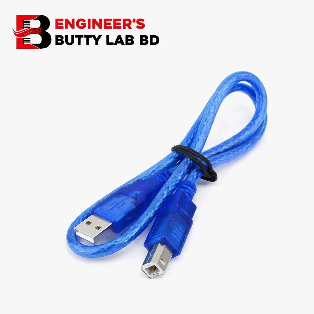 Cable-For-Arduino-UNOMEGA-(USB-A-to-B) Cable For Arduino UNO/MEGA (USB A to B) 30cm