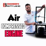 Compressed Air Engine Using Pneumatic Cylinder and Compressor