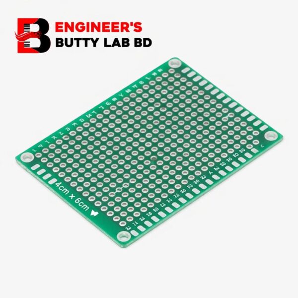Double Sided FR-4 PCB Prototype Board 4x6cm