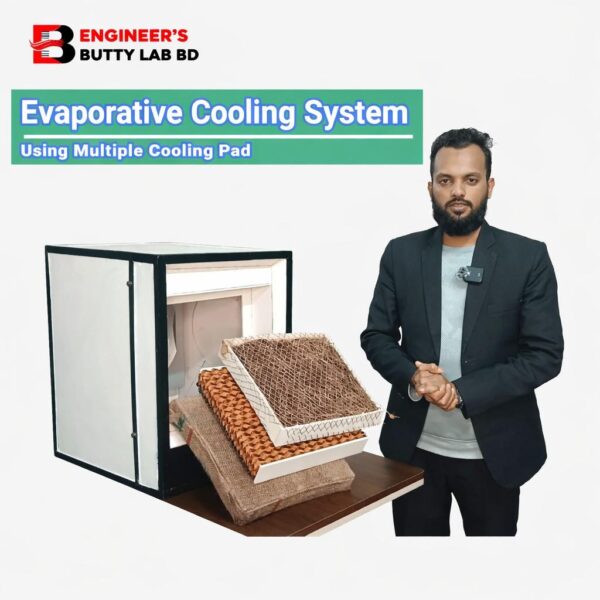 Evaporative Cooling System Using Multiple Cooling Pads (Coconut, Jute & Honeycomb) Air Cooler