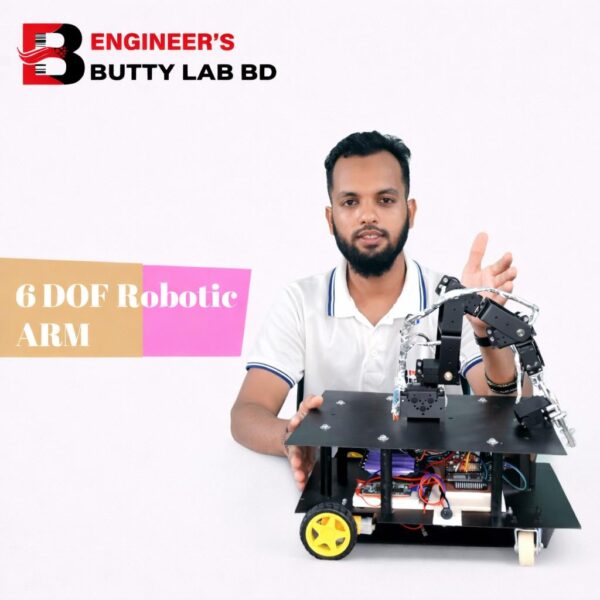 IoT Based 6 DOF Fire Resistance Robotic ARM With Movement