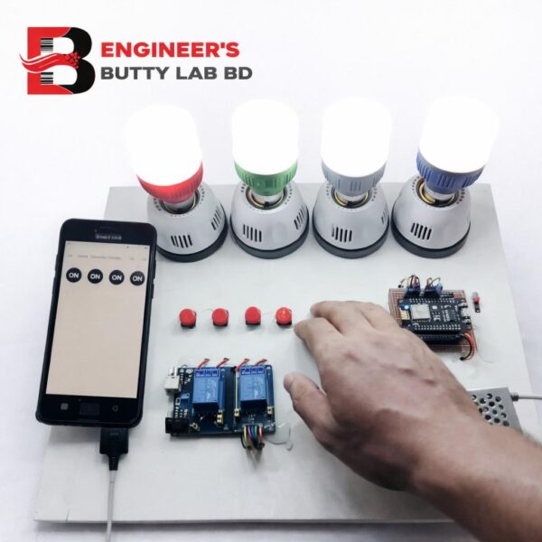 IoT Based Home Automation Using Blynk and Manual Switch