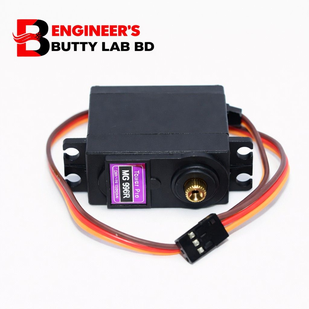 360 Degree Rotation Motor MG996 R 360-Degree Servo Motor – Engineers Butty Lab BD | Robotics ...