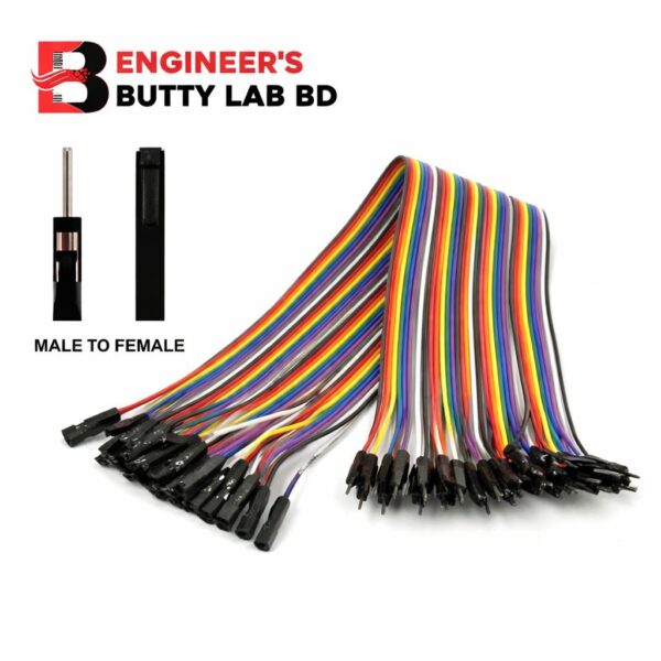 Male to Female Jumper Wires 40 Pin 30cm