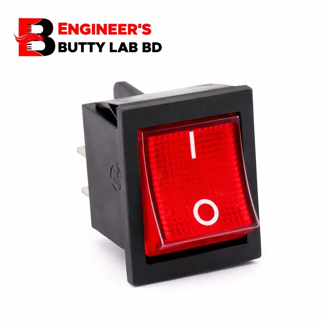 On/Off Switch with Light Indicator Big – 25x20mm – Engineers Butty Lab ...