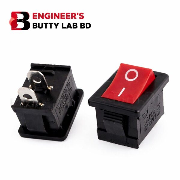 Single Pole Single Throw Spst On-off Two Position Boat Rocker Switch medium