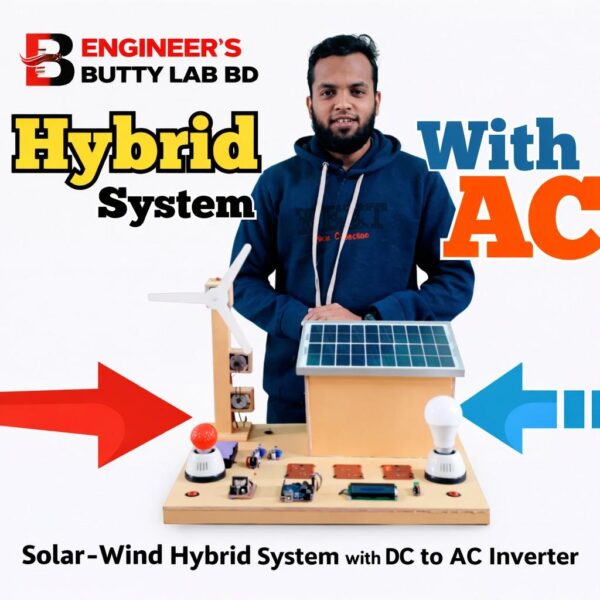 Solar-Wind Hybrid System With DC to AC Inverter