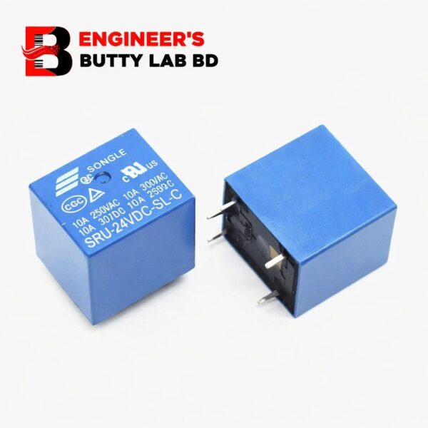 Songle Power 24VDC Relay SRU-24VDC-SL-C PCB 5 Pin