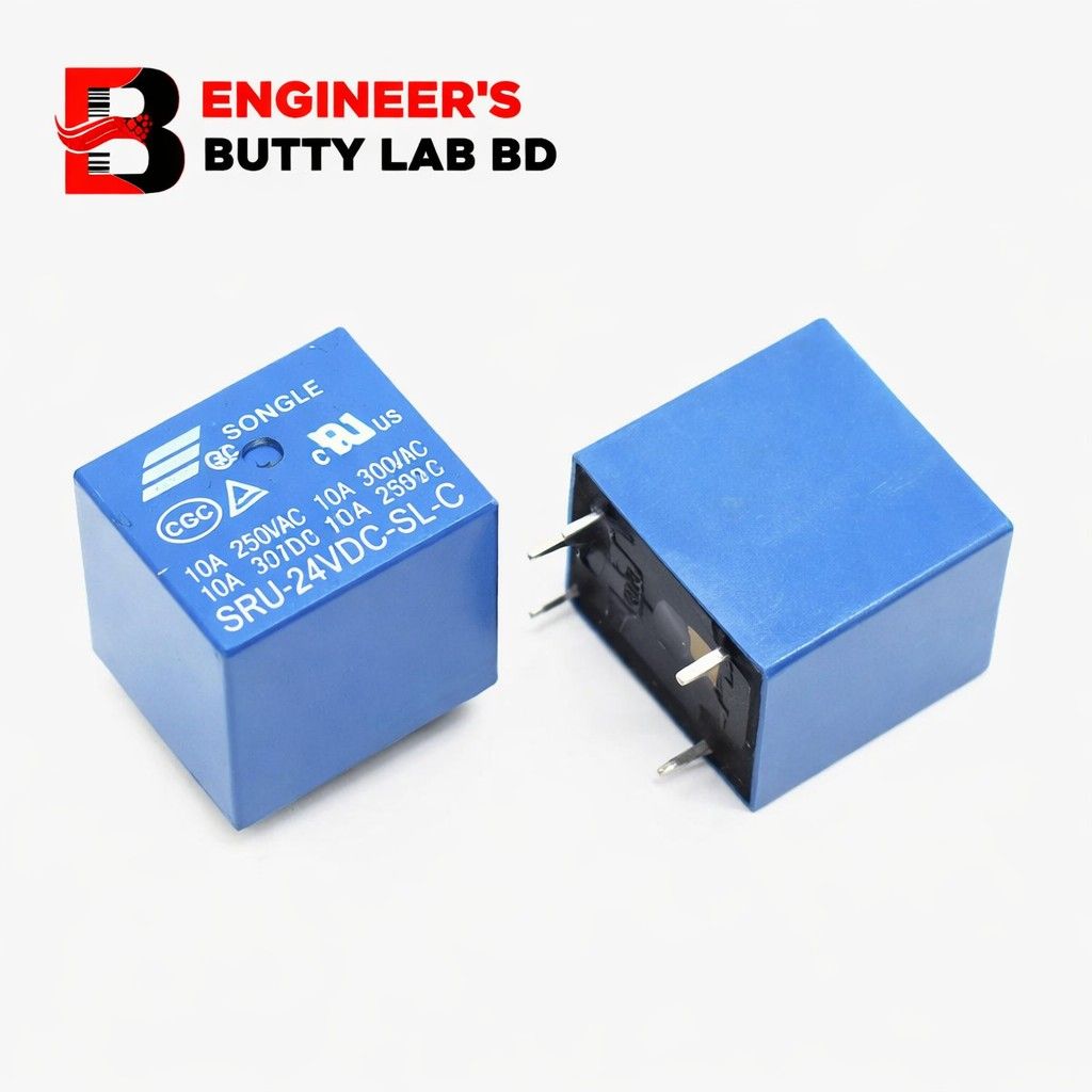 Songle-Power-24VDC-Relay-SRU-24VDC-SL-C-PCB-5-Pin Songle Power 24VDC Relay SRU-24VDC-SL-C PCB 5 Pin