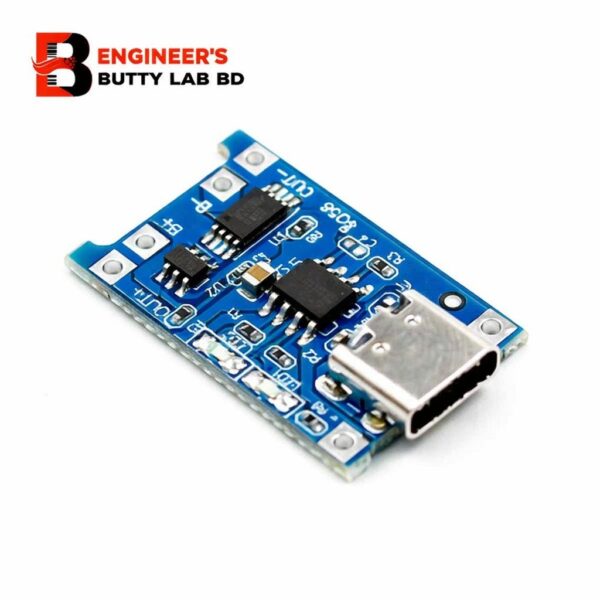 TP4056 1A Li-ion lithium Battery Charging Module With Current Protection - Type C
