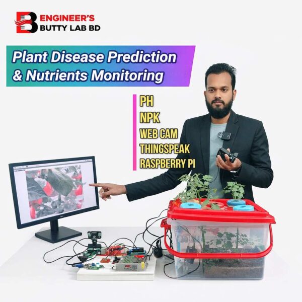 Tomato Disease Prediction and Nutrients Monitoring system using Raspberry Pi, NPK, pH, ThingSpeak