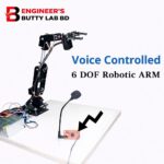 Voice Controlled 6 DOF Robotic ARM using Voice Recognition Module V3.1