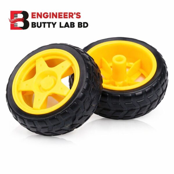 Yellow Plastic Mag Wheel Soft Tire